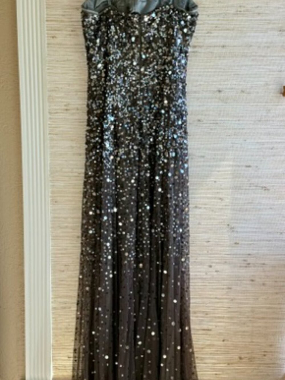 Strapless Sequin Evening Gown - Size 6 - Picture 4 of 6